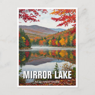 Carte Postale Mirror Lake New Hampshire Travel