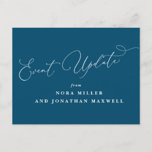 Carte postale Mise à jour des événements de script