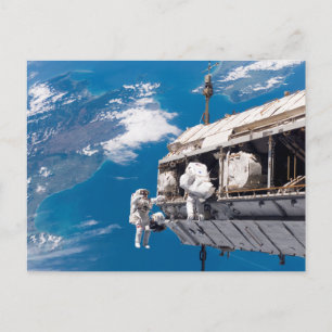 Carte Postale Mise à niveau de la Station spatiale international
