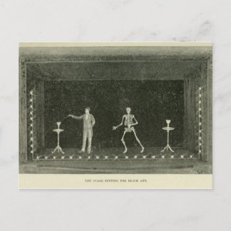 Carte Postale mise en scène pour l'art noir