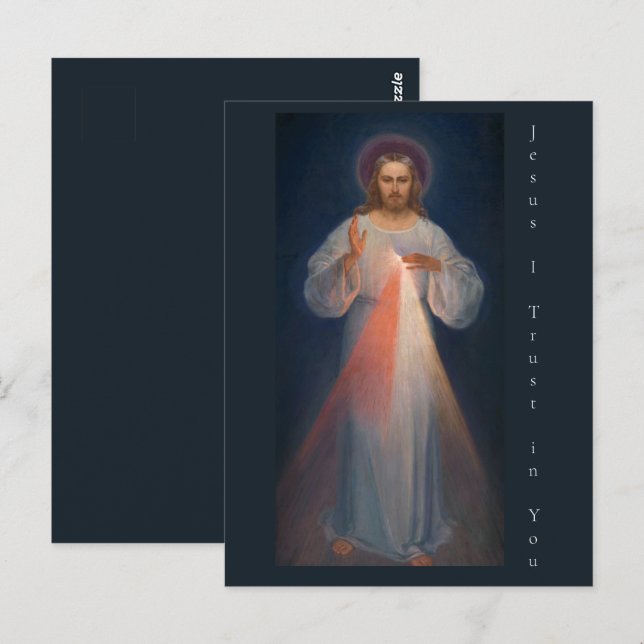 Carte Postale Miséricorde divine par Kazimierowski Eugene (Devant / Derrière)