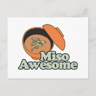 Carte Postale Miso Awesome