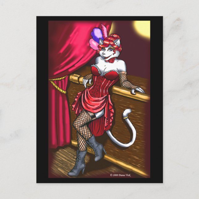 Carte postale Miss Kitty (Devant)