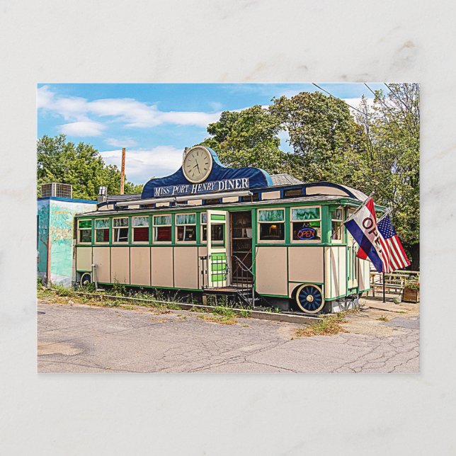 Carte Postale Miss Port Henry Diner, Port Henry, New York (Devant)