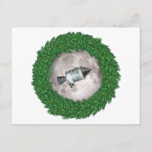 Carte Postale Mission Apollo 8 Christmas Eve Moon