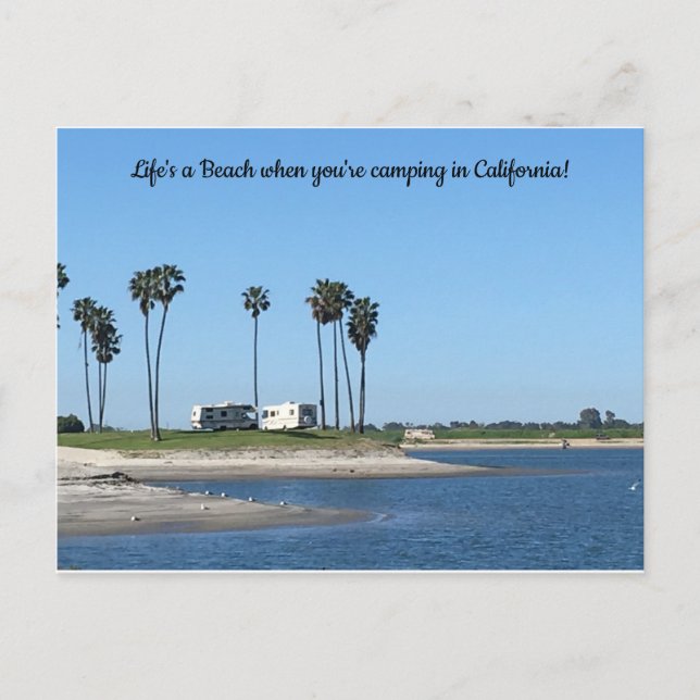 Carte Postale Mission Bay Beach, Californie (Devant)