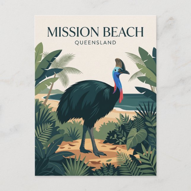 Carte Postale Mission Beach Australie (Devant)
