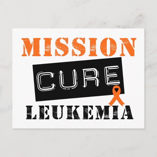 Carte Postale Mission Cure Leukemia (Devant)
