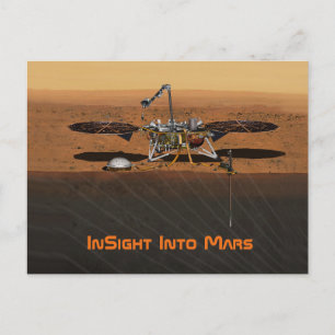 Carte Postale Mission InSight Mars Lander