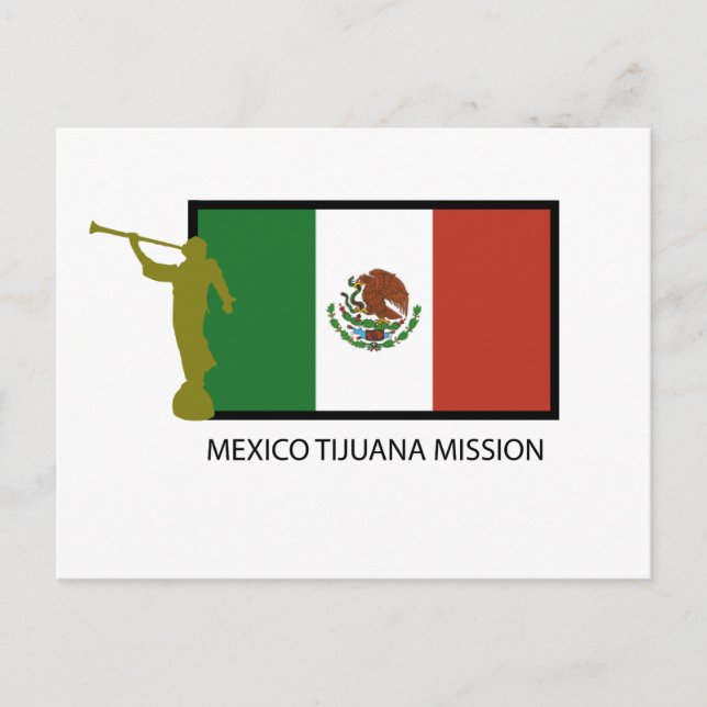 CARTE POSTALE MISSION MEXICO TIJUANA LDS CTR (Devant)