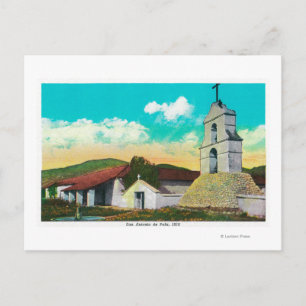 Carte Postale Mission San Antonio de PalaPala, CA