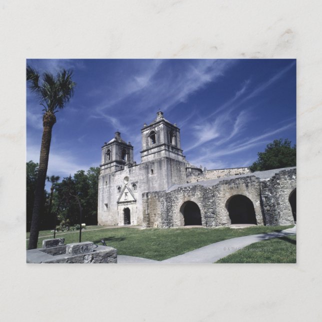 Carte Postale Mission San Jose, San Antonio, Texas, USA (Devant)