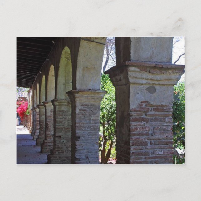 Carte Postale Mission San Juan Capistrano Dans Le Comté D'Orange (Devant)