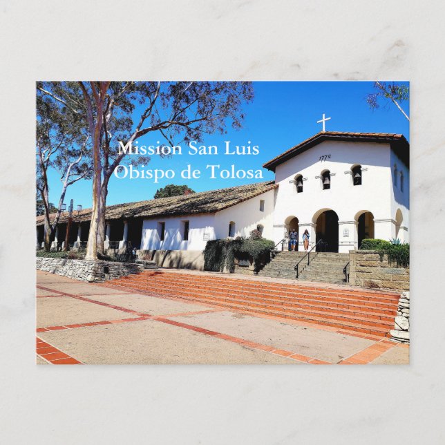Carte postale Mission San Luis Obispo de Tolosa (Devant)