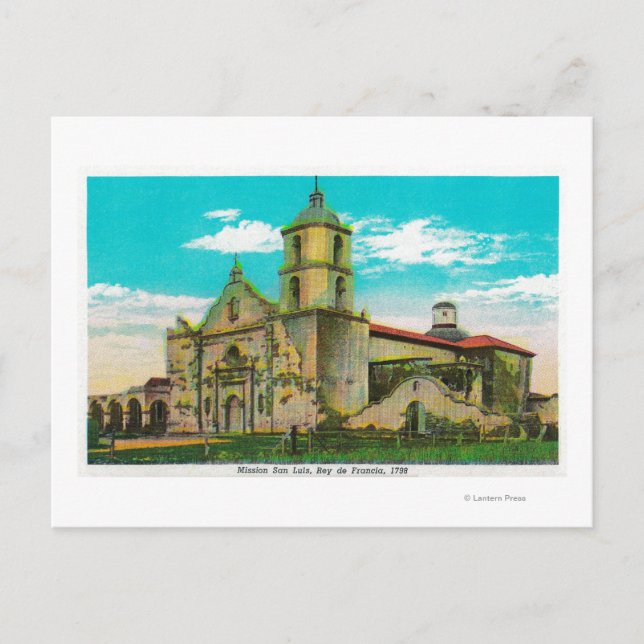 Carte Postale Mission San Luis, Rey de FranciaOceanside, CA (Devant)