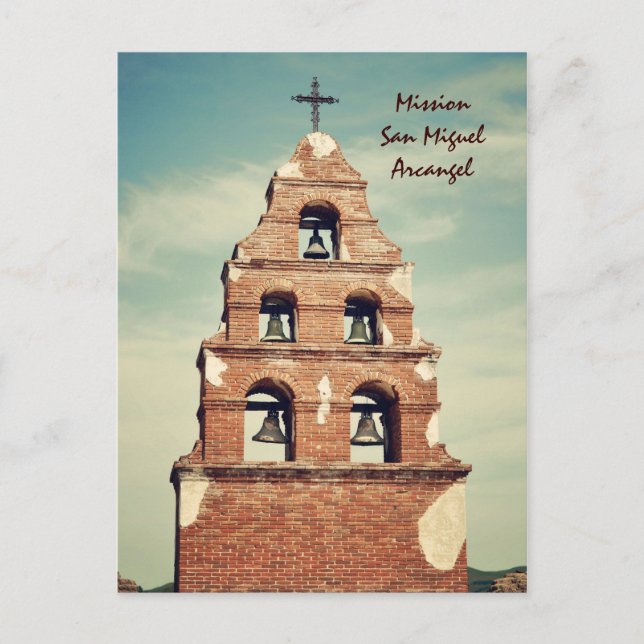 Carte Postale Mission San Miguel Arcangel (Devant)