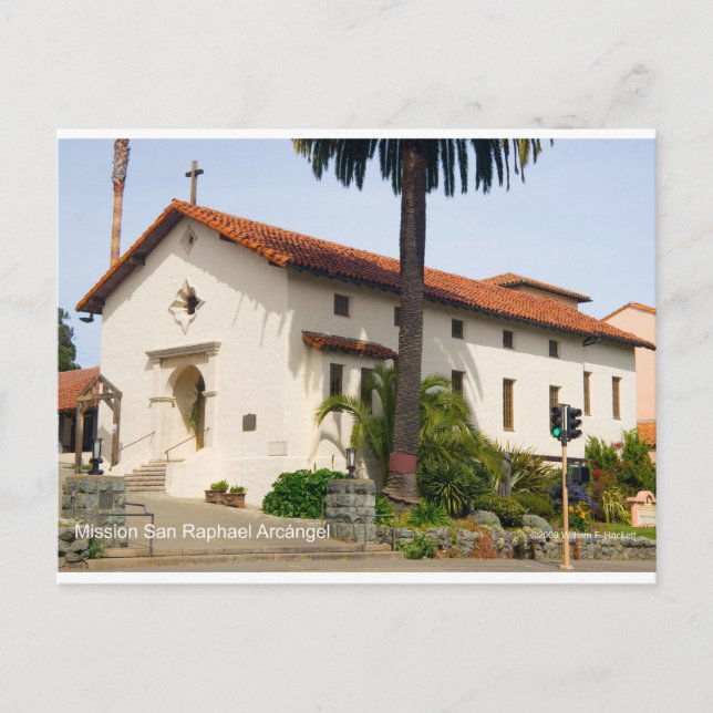 Carte Postale Mission San Rafael Arcángel Produits Californie (Devant)