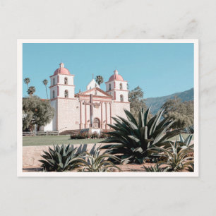 Carte Postale Mission Santa Barbara Californie Rétro