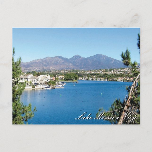 Carte postale Mission Viejo Lake (Devant)
