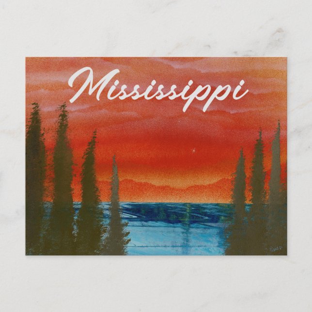 Carte Postale Mississippi (Devant)