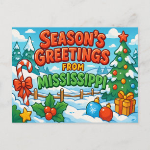 Carte postale MISSISSIPPI