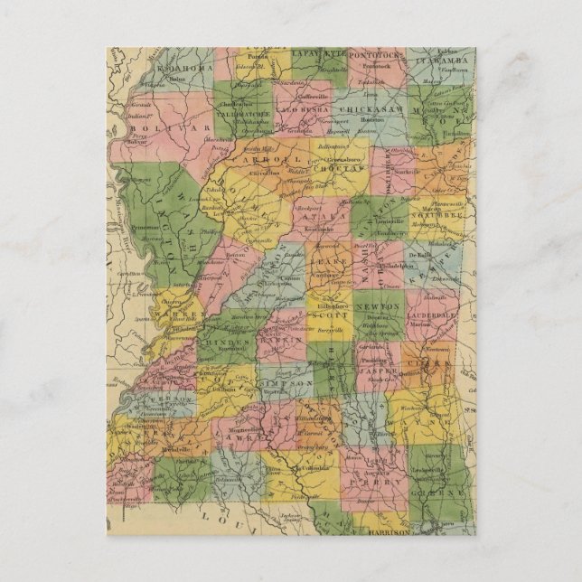 Carte Postale Mississippi 6 (Devant)