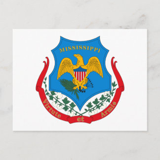 Carte postale Mississippi Coat of Arms