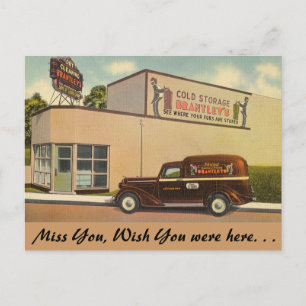 Carte Postale Mississippi, le stockage froid de Brantley