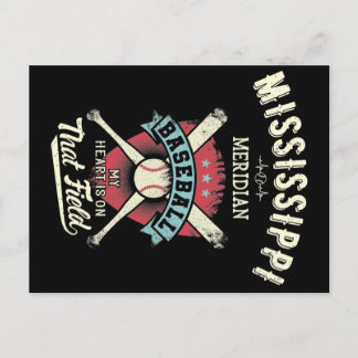 Carte Postale Mississippi Meridian Baseball