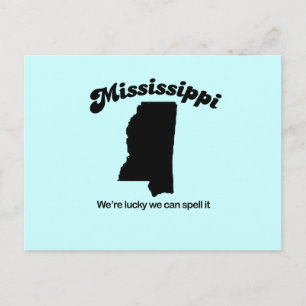 Carte Postale Mississippi Motto - Spell it