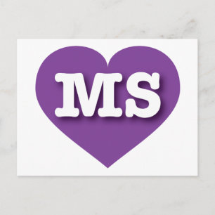 Carte Postale Mississippi Purple Heart - J'aime MS