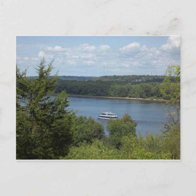 Carte Postale Mississippi River boat (Devant)