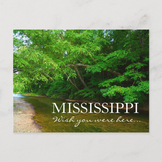 Carte Postale MISSISSIPPI - Souhaitez-vous être ici - McGehee Cr (Devant)