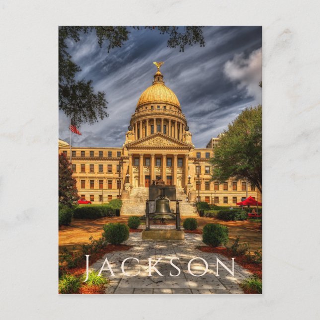 Carte Postale Mississippi State Capitol, Jackson (Devant)