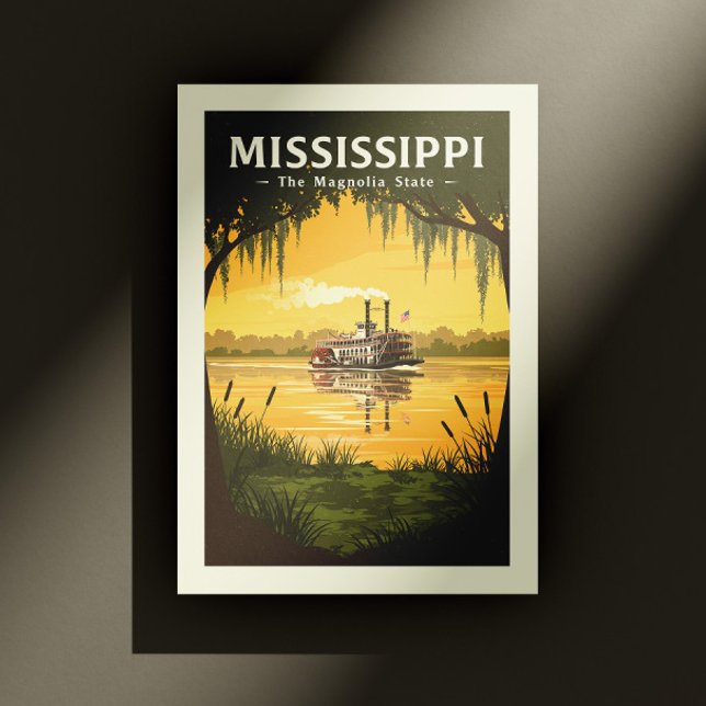Carte Postale Mississippi vintage (Créateur téléchargé)