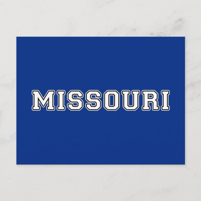 Carte Postale Missouri (Devant)