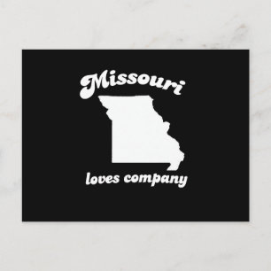 Carte Postale Missouri aime la compagnie T-shirt
