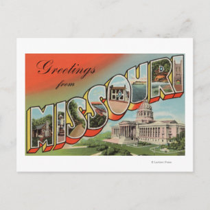 Carte Postale Missouri (Immeuble Capital) - Grande Lettre