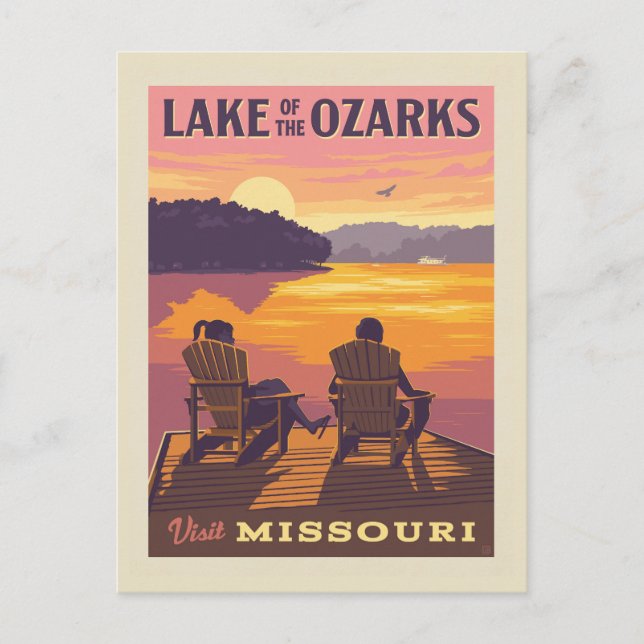 Carte Postale Missouri | Lac des Ozarks (Devant)