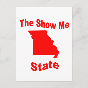 Carte Postale Missouri : L'état Show Me