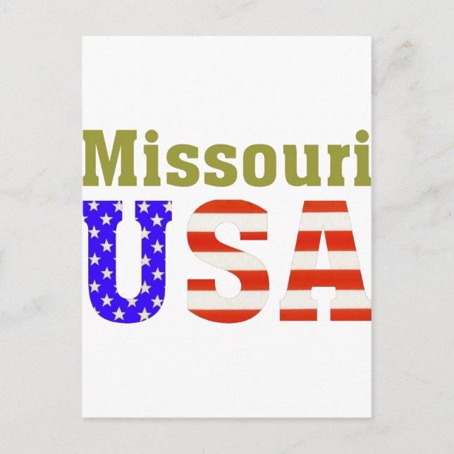 Carte Postale Missouri USA ! (Devant)