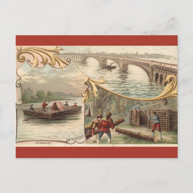 Carte Postale Missouri vintage (Devant)