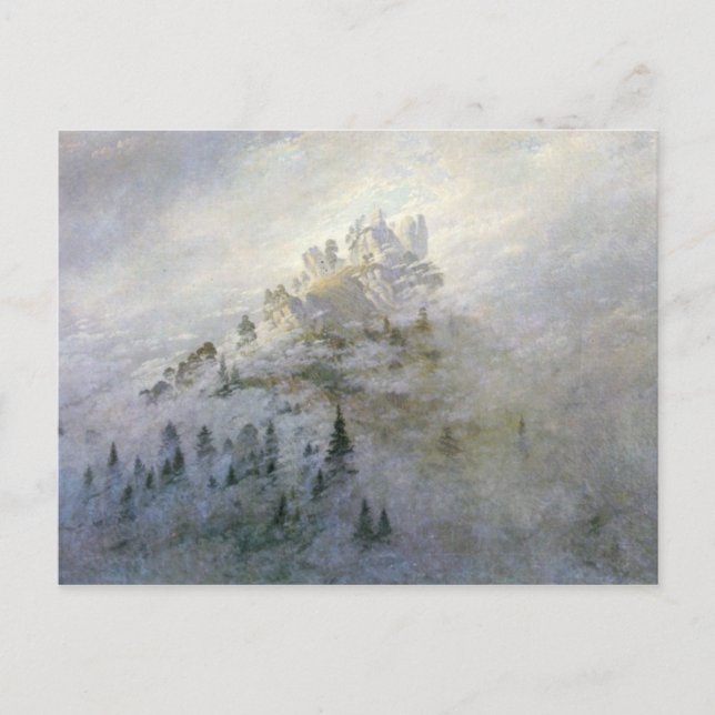 Carte Postale Mist d'hiver sur les montagnes 1808 (Devant)