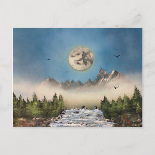Carte Postale Misty Falls