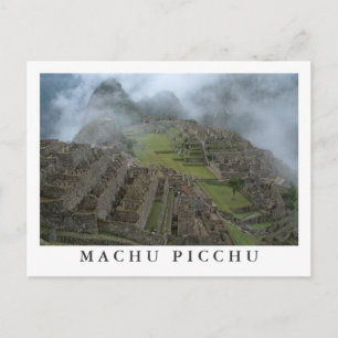 Carte postale "Misty Machu Picchu"