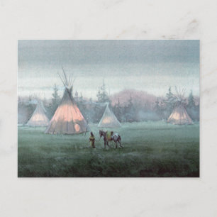Carte Postale MISTY TIPI par SHARON SHARPE