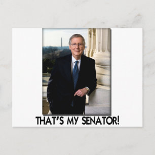 Carte Postale Mitch McConnell, celui est mon sénateur !