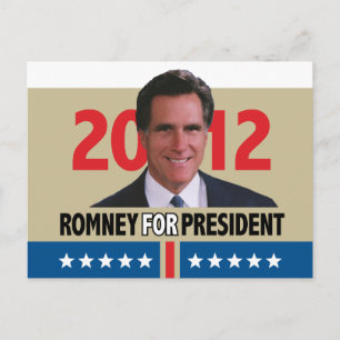 Carte Postale Mitt Romney 2012