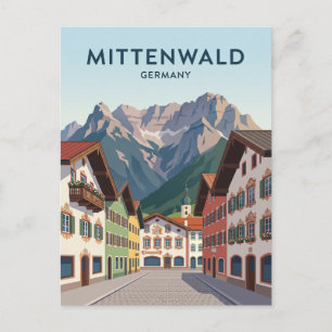 Carte Postale Mittenwald Allemagne