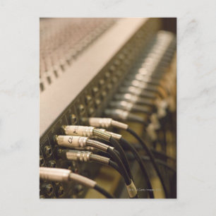 Carte Postale Mixeur audio